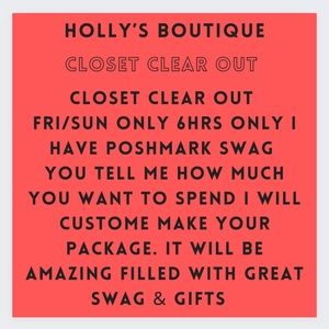 CLOSET CLEAR OUT CCO IS NOW